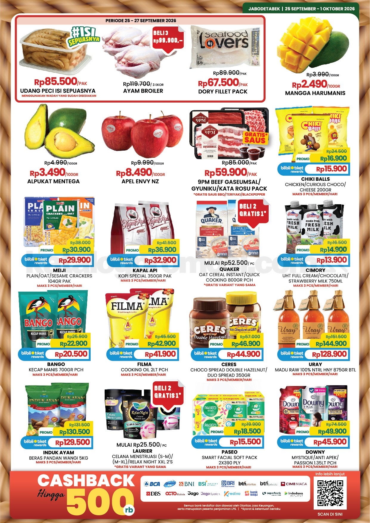 Promo JSM Farmers Market Weekend 25 September - 01 Oktober 2026