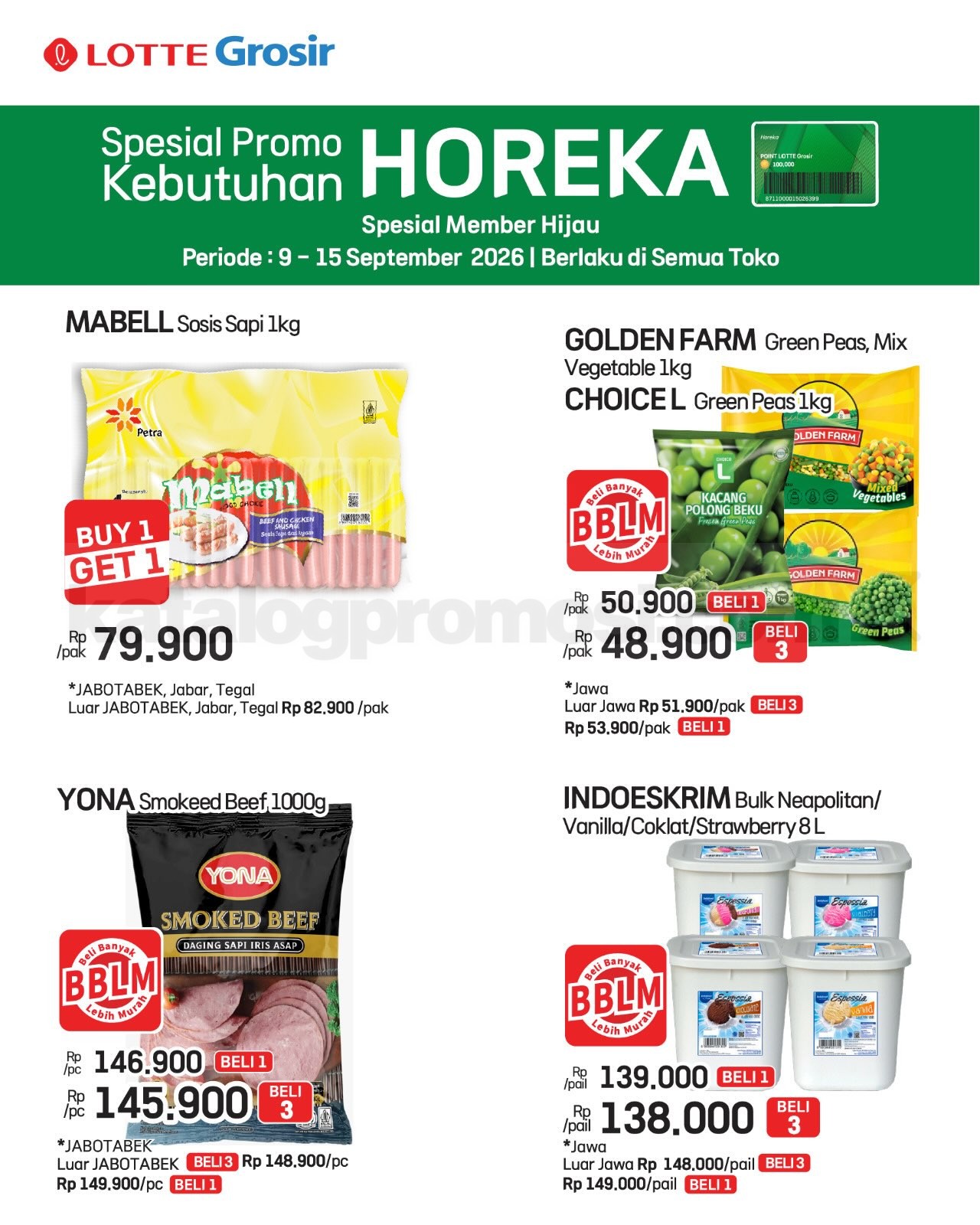 Katalog Promo LOTTE GROSIR TERBARU 08-15 September 2026