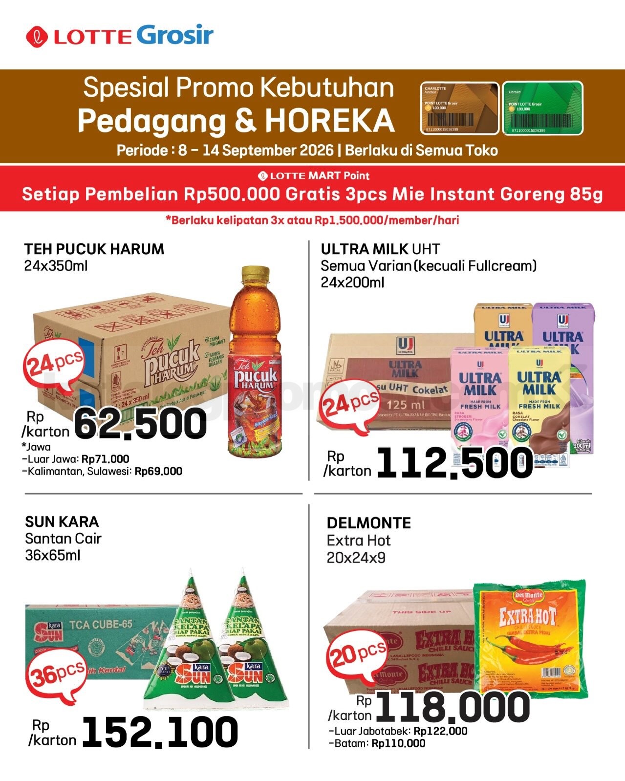 Katalog Promo LOTTE GROSIR TERBARU 08-15 September 2026 Katalog Promo LOTTE GROSIR TERBARU 08-15 September 2026 9