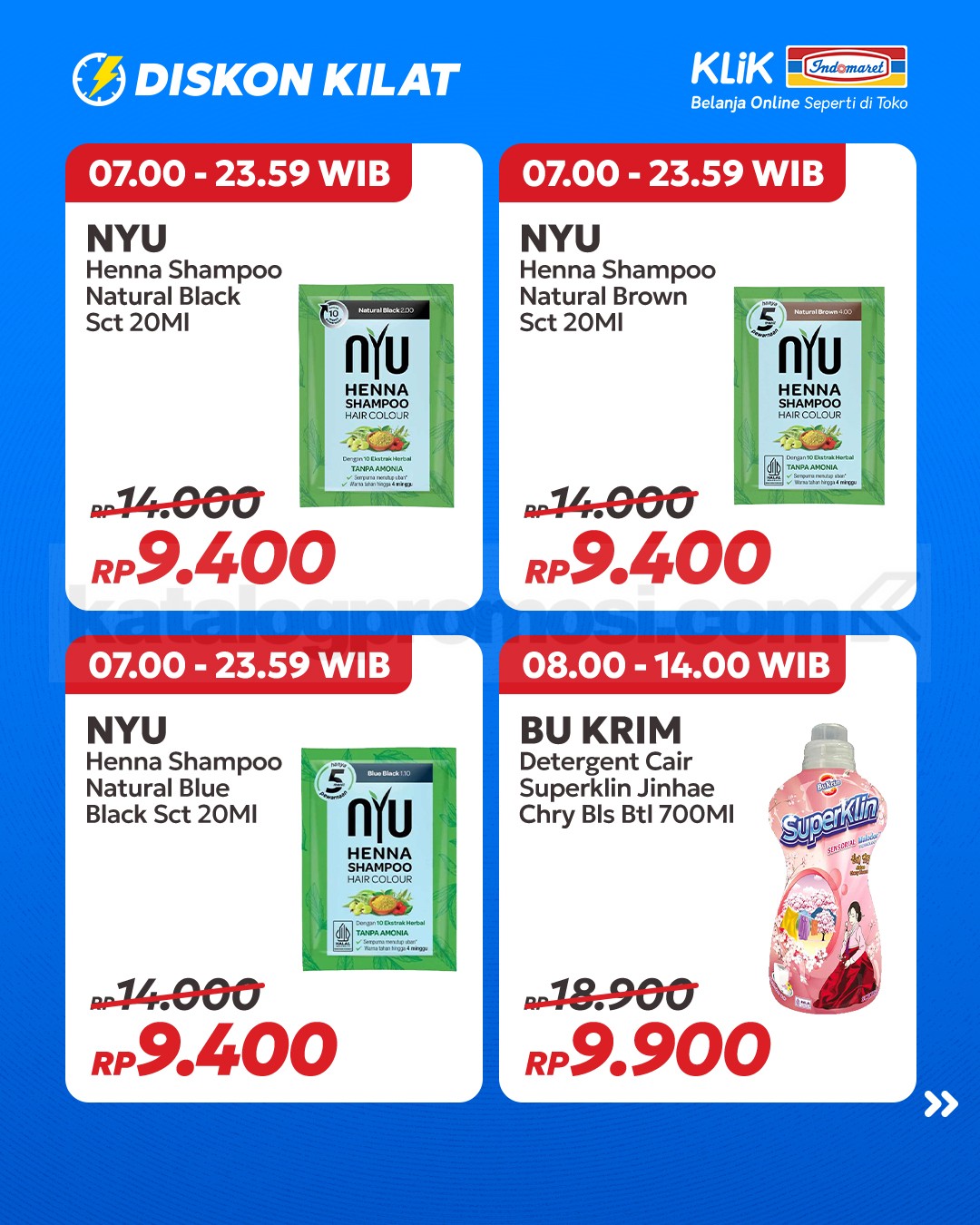 Promo Klik Indomaret 9.9 Double Date Beli 1 Gratis 1
