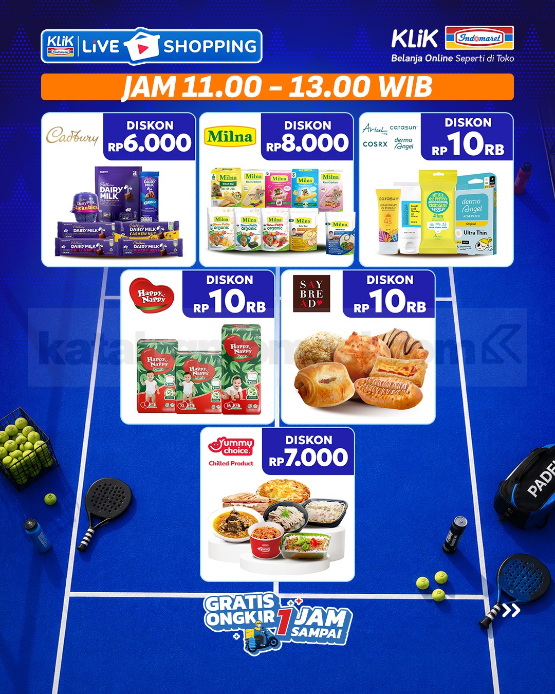 Promo Klik Indomaret 9.9 Double Date Beli 1 Gratis 1