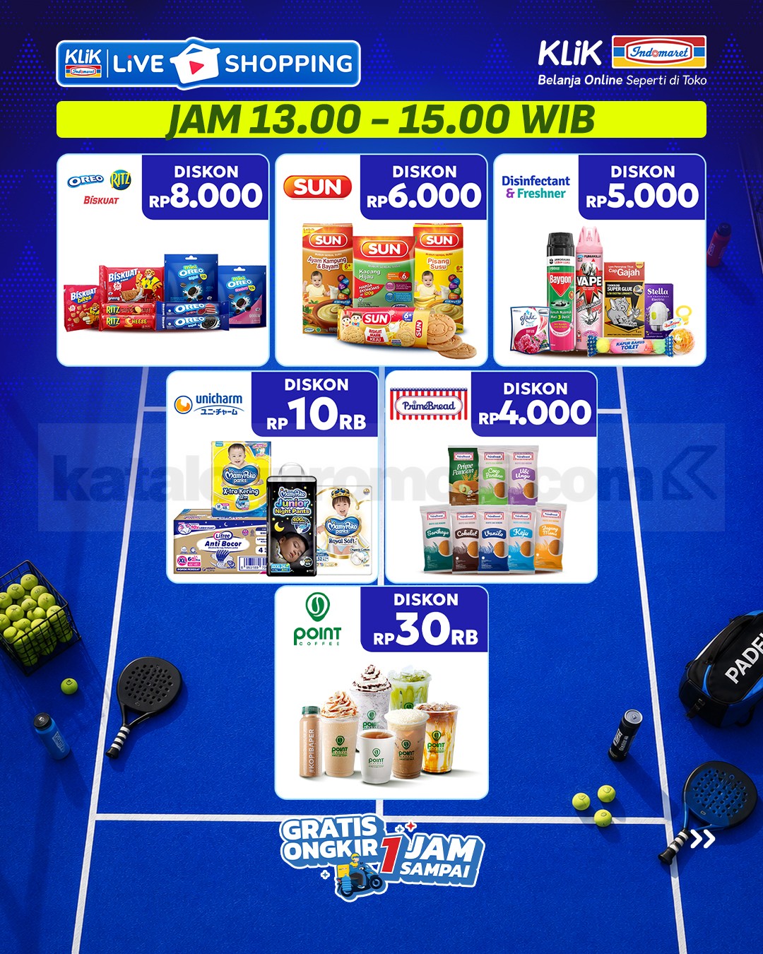 Promo Klik Indomaret 9.9 Double Date Beli 1 Gratis 1