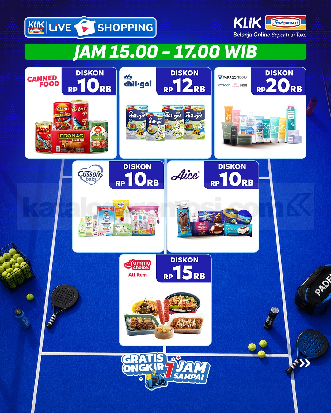 Promo Klik Indomaret 9.9 Double Date Beli 1 Gratis 1