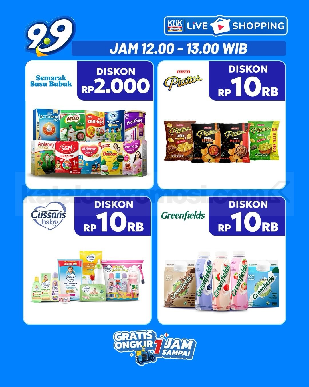 Promo Klik Indomaret 9.9 Double Date Beli 1 Gratis 1 Promo Klik Indomaret 9.9 Double Date Beli 1 Gratis 1 22