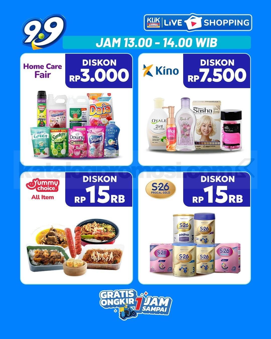 Promo Klik Indomaret 9.9 Double Date Beli 1 Gratis 1 Promo Klik Indomaret 9.9 Double Date Beli 1 Gratis 1 23