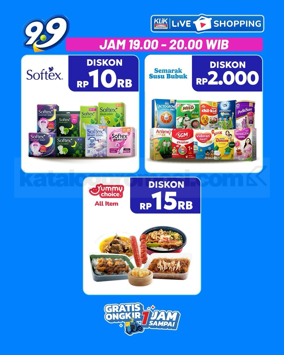 Promo Klik Indomaret 9.9 Double Date Beli 1 Gratis 1 Promo Klik Indomaret 9.9 Double Date Beli 1 Gratis 1 29