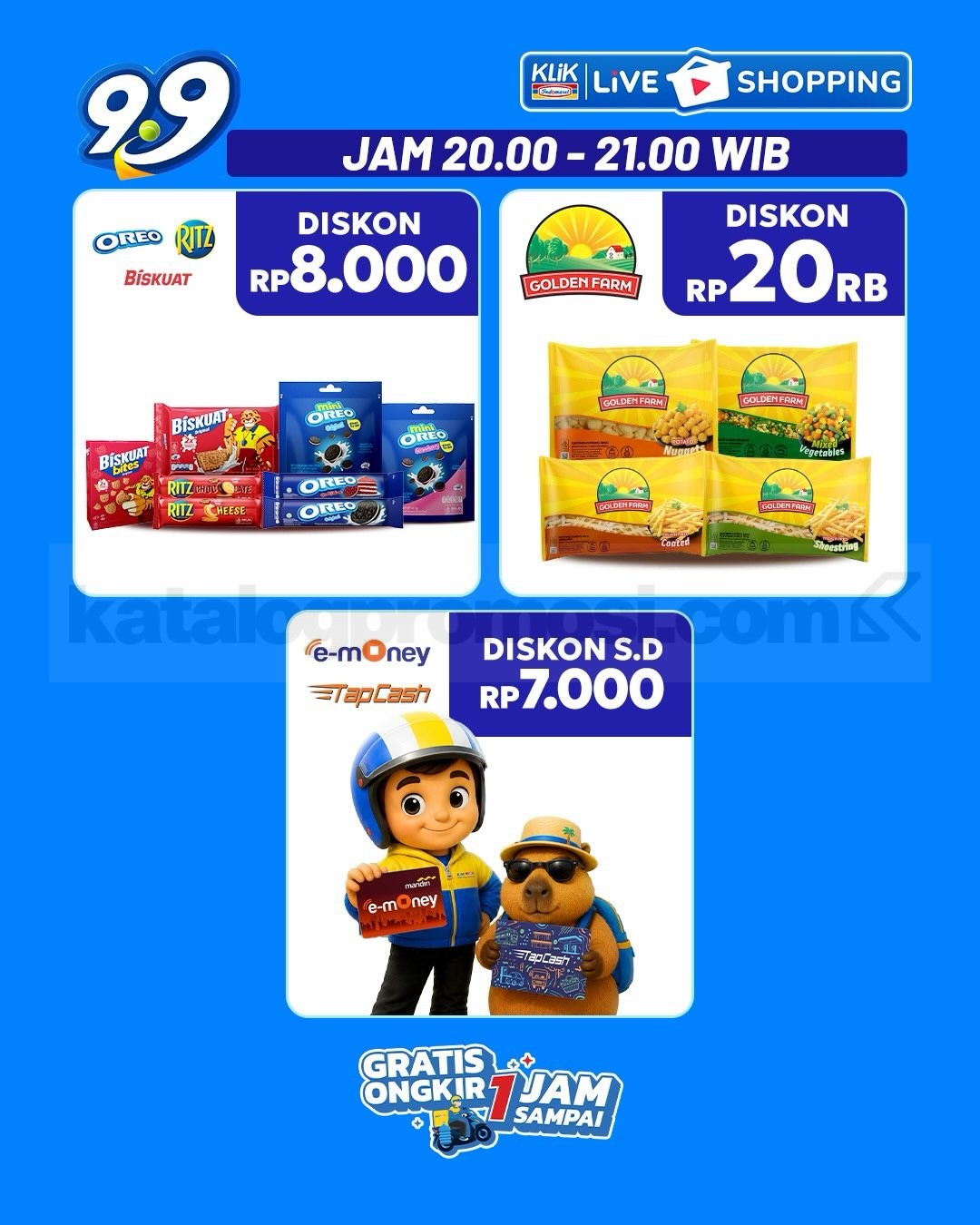 Promo Klik Indomaret 9.9 Double Date Beli 1 Gratis 1 Promo Klik Indomaret 9.9 Double Date Beli 1 Gratis 1 30