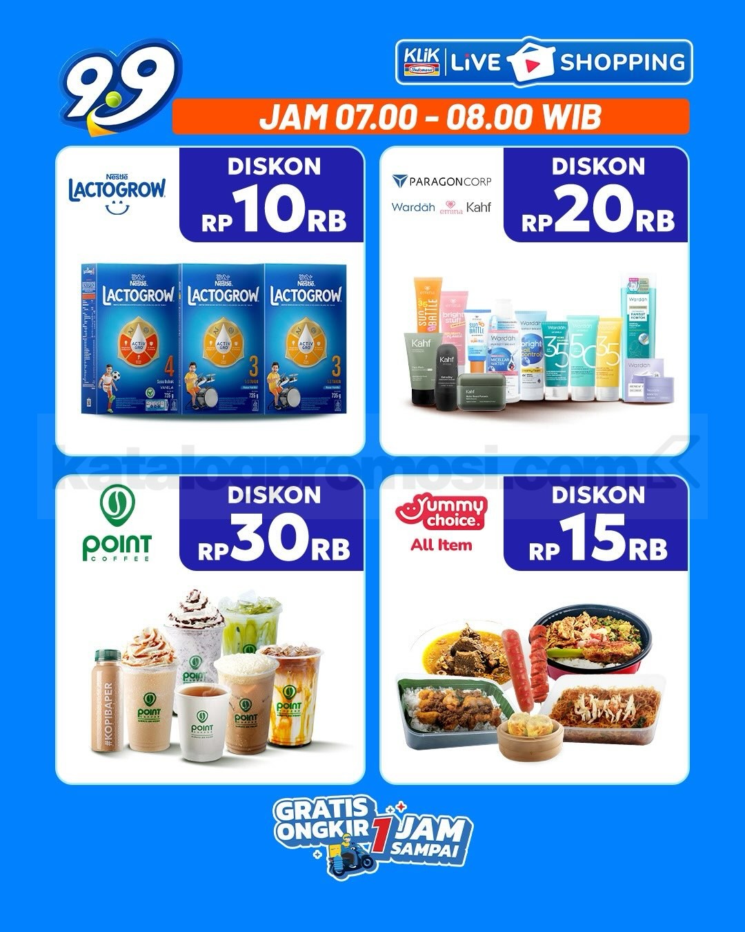 Promo Klik Indomaret 9.9 Double Date Beli 1 Gratis 1 Promo Klik Indomaret 9.9 Double Date Beli 1 Gratis 1 17