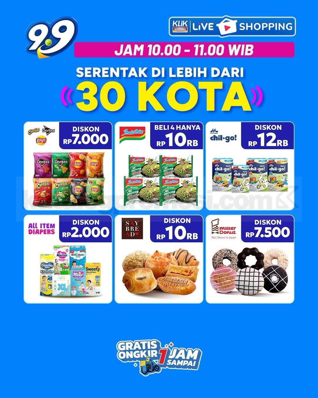 Promo Klik Indomaret 9.9 Double Date Beli 1 Gratis 1 Promo Klik Indomaret 9.9 Double Date Beli 1 Gratis 1 20