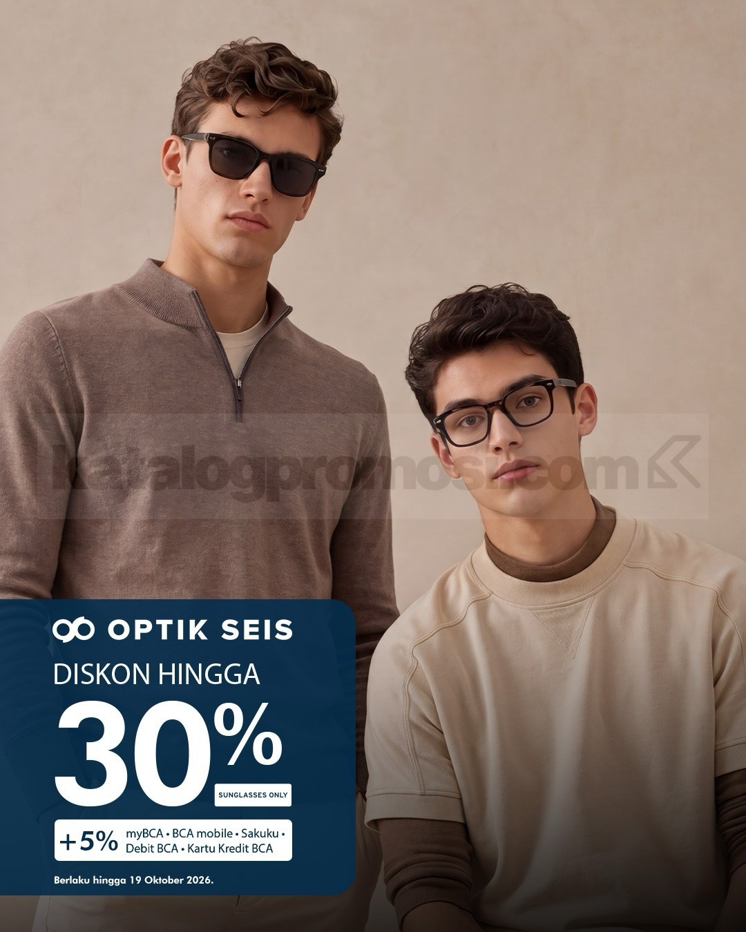 Promo Optik Seis Diskon hingga 30% +5% Dengan Kartu BCA Promo Optik Seis diskon hingga 30% +5% dengan kartu BCA hingga 19 Oktober 2026