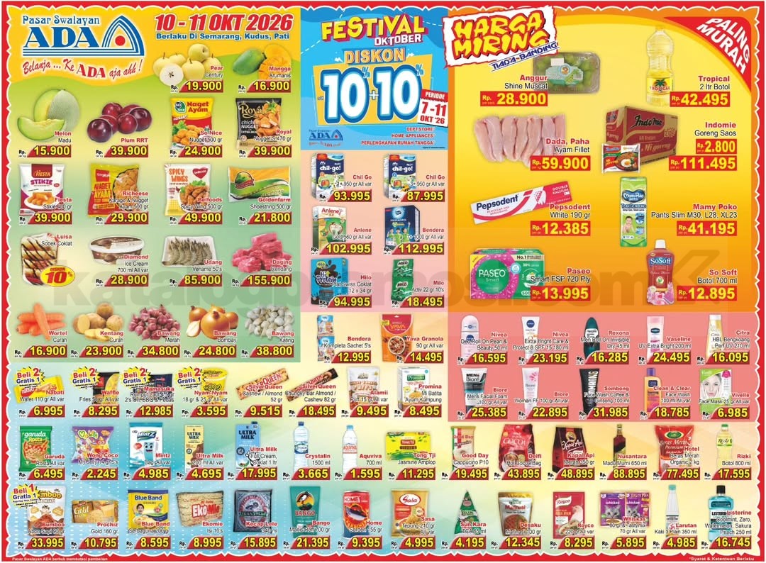 Promo ADA PASAR SWALAYAN Katalog JSM 10-11 Oktober 2026
