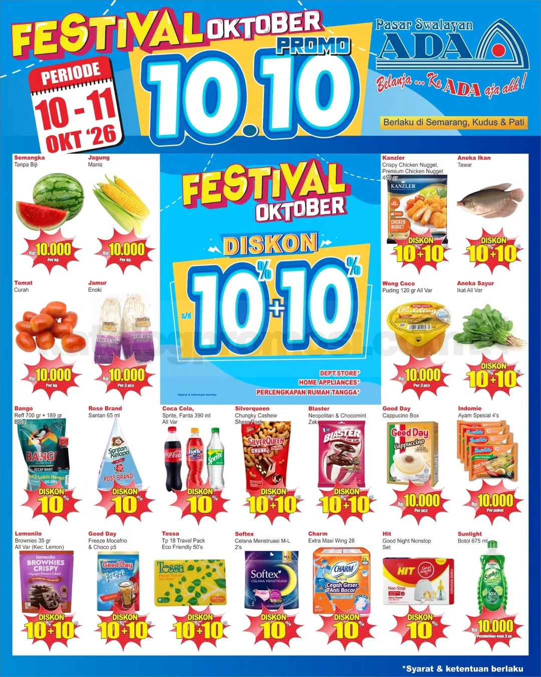 Promo ADA PASAR SWALAYAN Katalog JSM 10-11 Oktober 2026