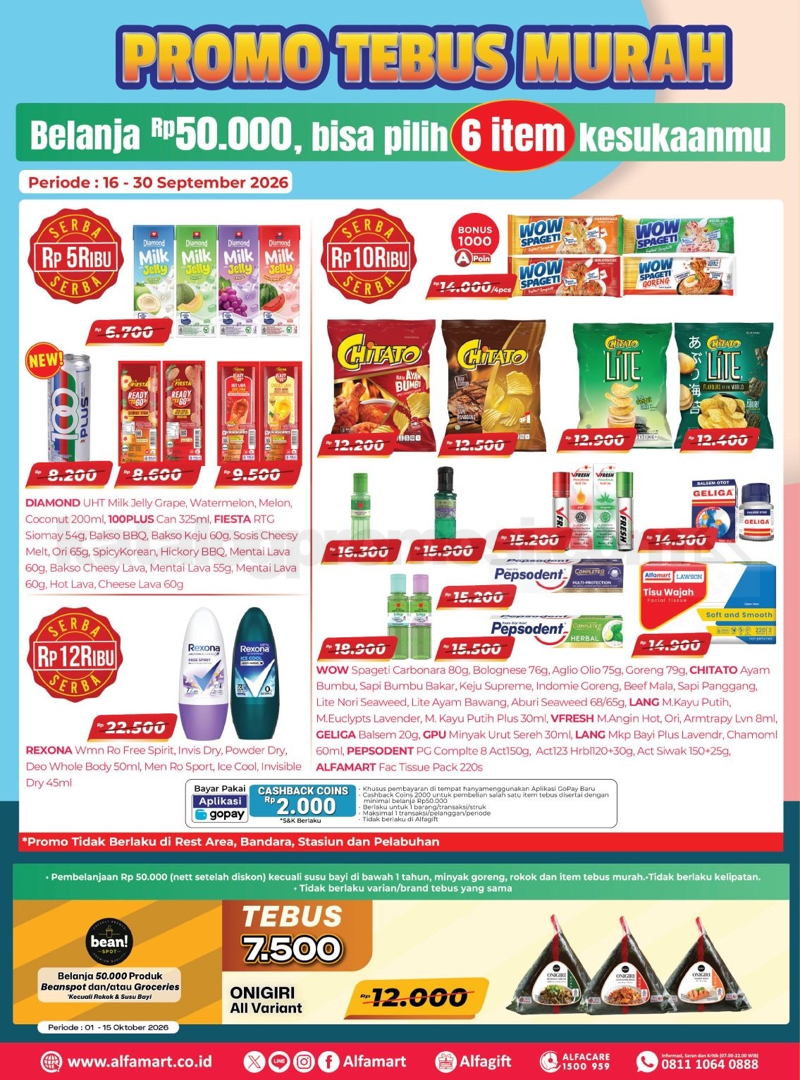 Promo Alfamart Terbaru Katalog 01-15 Oktober 2026