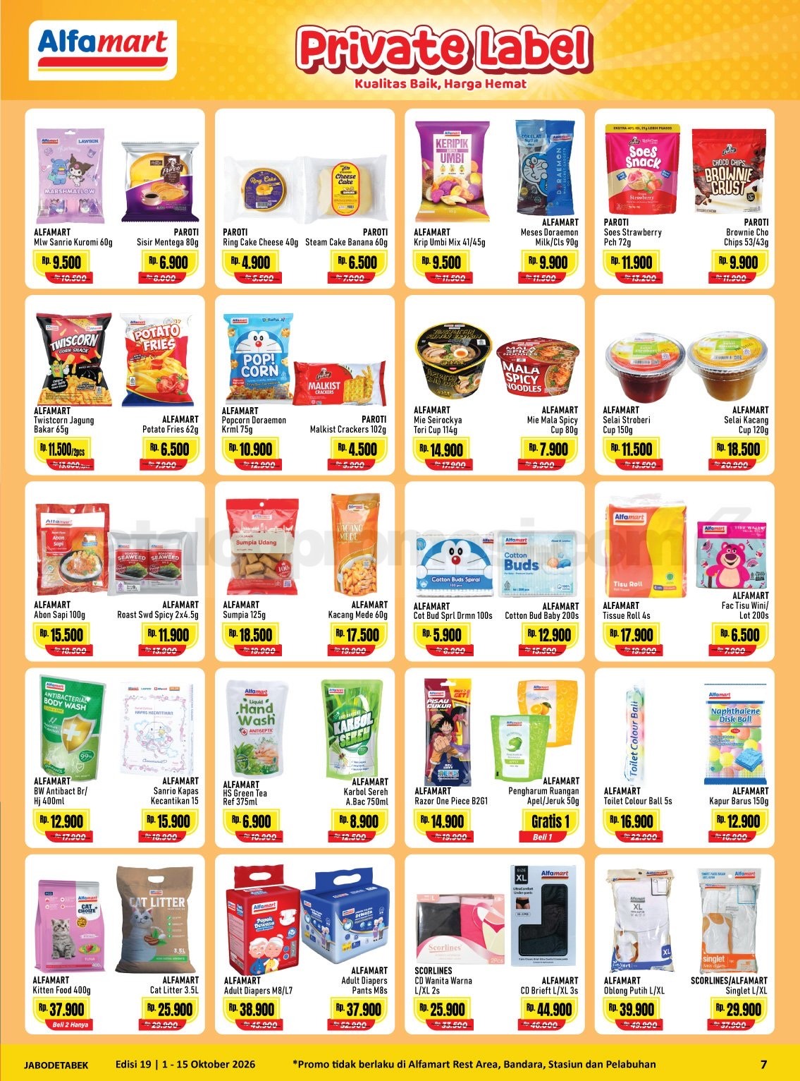 Promo Alfamart Terbaru Katalog 01-15 Oktober 2026