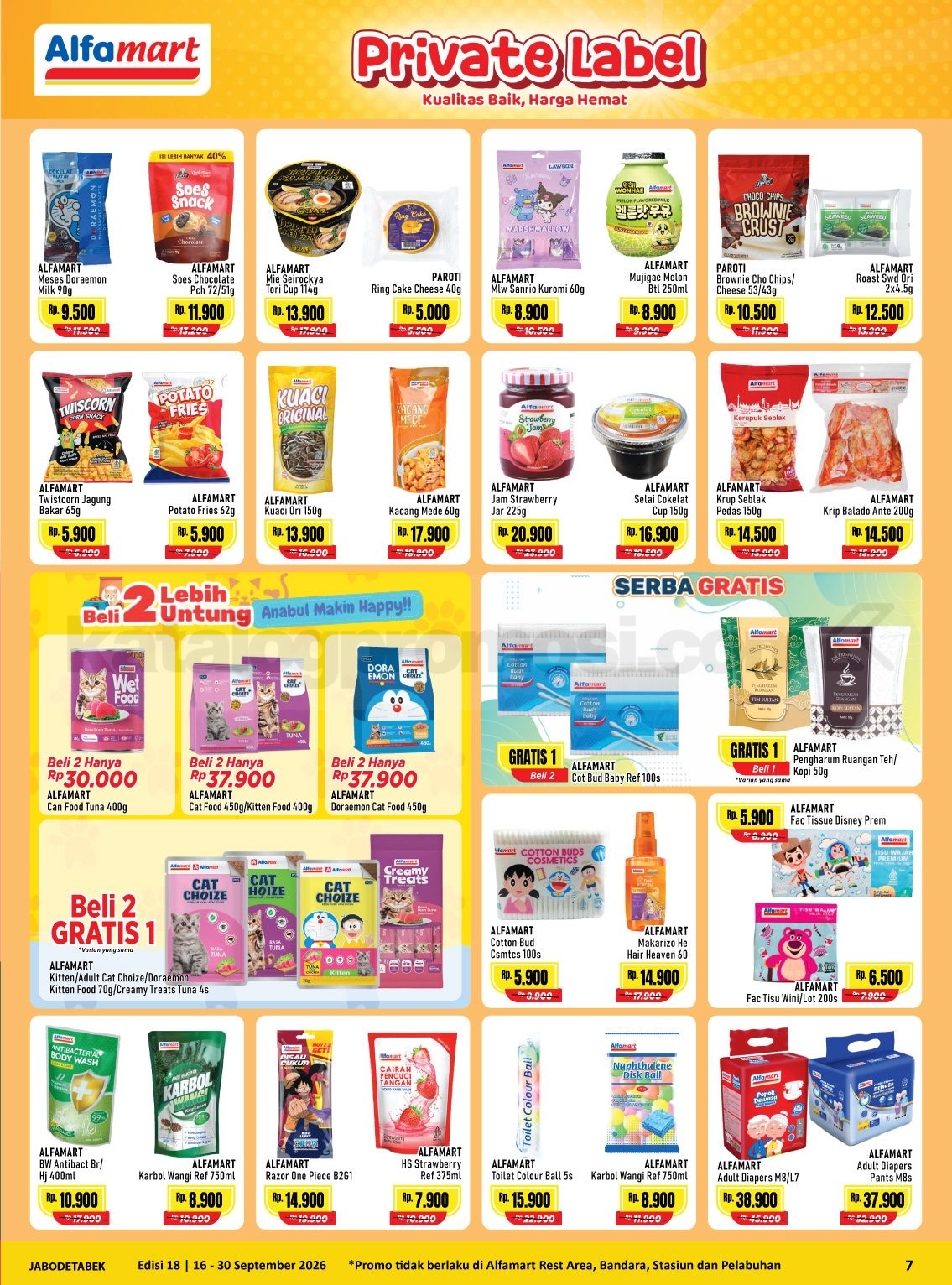 Promo Alfamart Terbaru Katalog 16-30 September 2026
