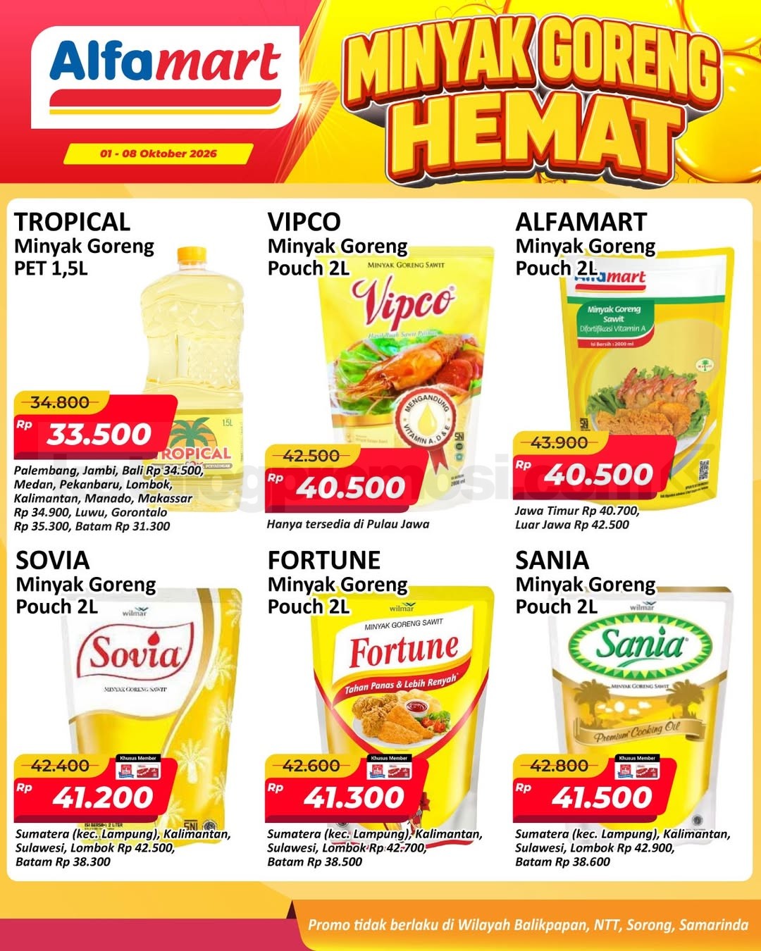 PROMO ALFAMART MINYAK GORENG MURAH 01-08 Oktober 2026