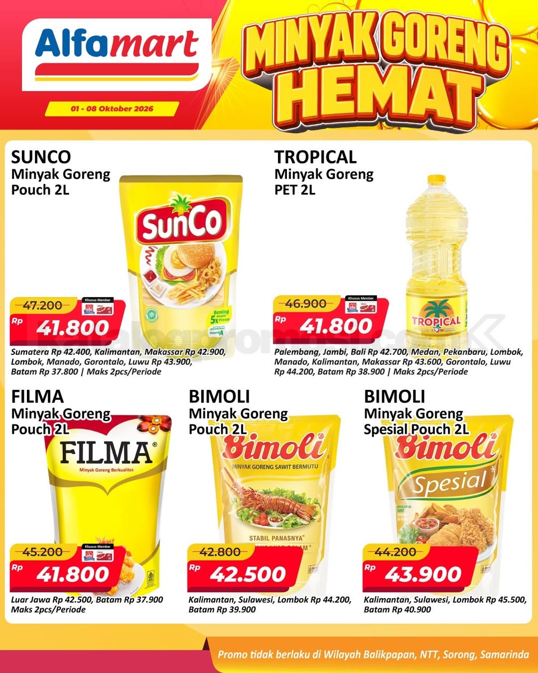 PROMO ALFAMART MINYAK GORENG MURAH 01-08 Oktober 2026