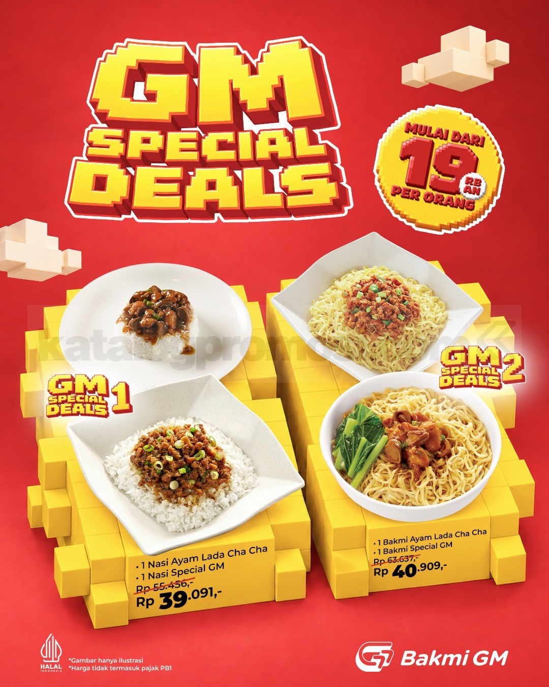 Promo Bakmi GM Special Deals Mulai Rp19 Ribuan Promo Bakmi GM Special Deals mulai Rp19 ribuan per orang dengan pilihan paket nasi dan bakmi