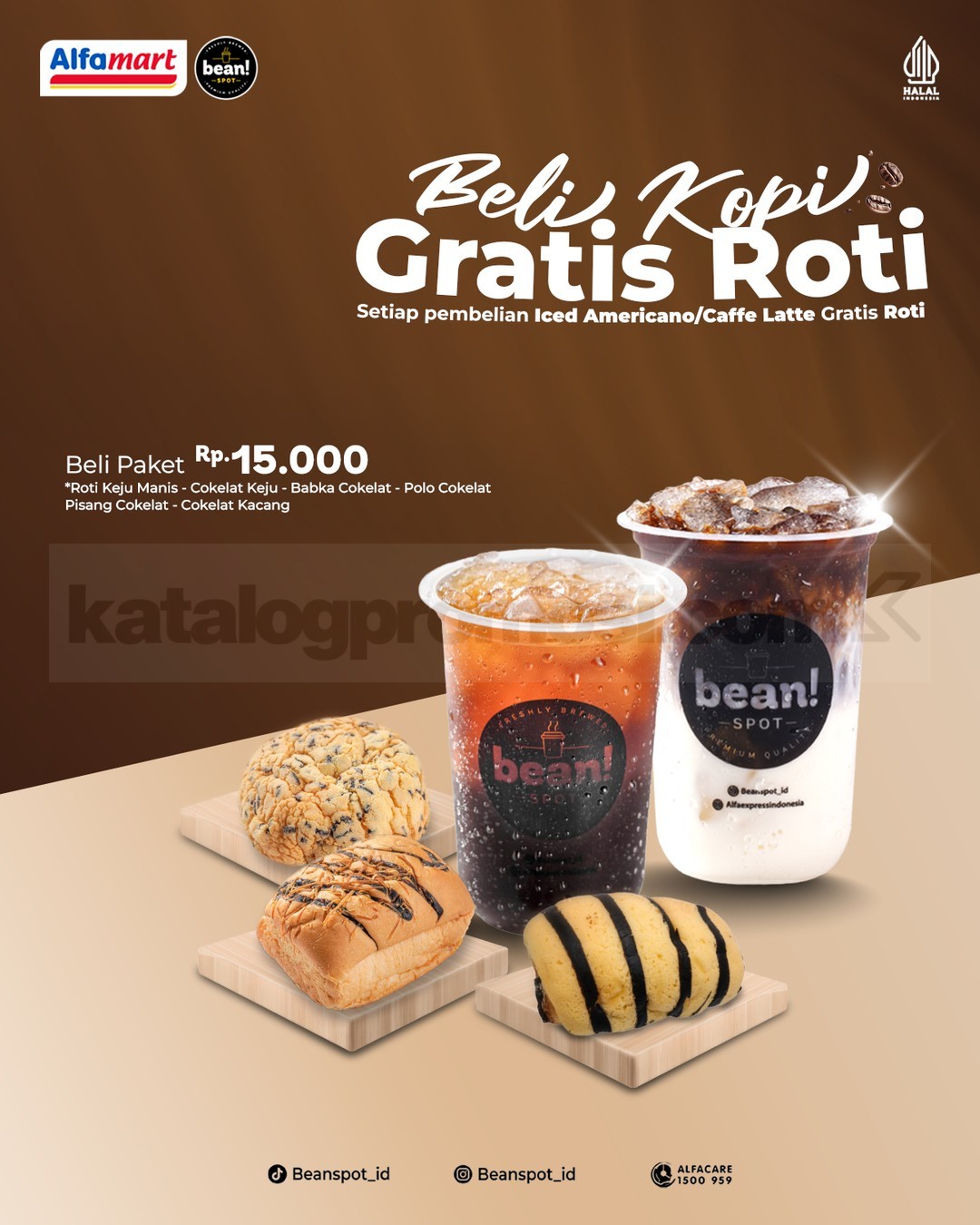 Promo Bean Spot Alfamart Beli Kopi Gratis Roti