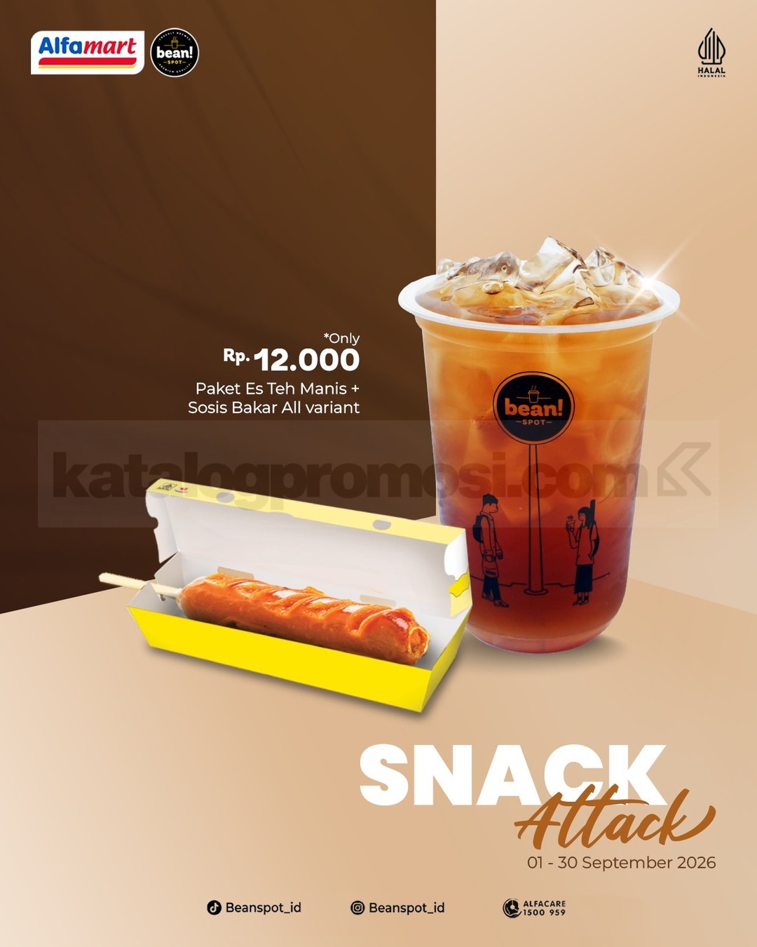 Promo Bean Spot Snack Attack Paket Hemat Rp12.000