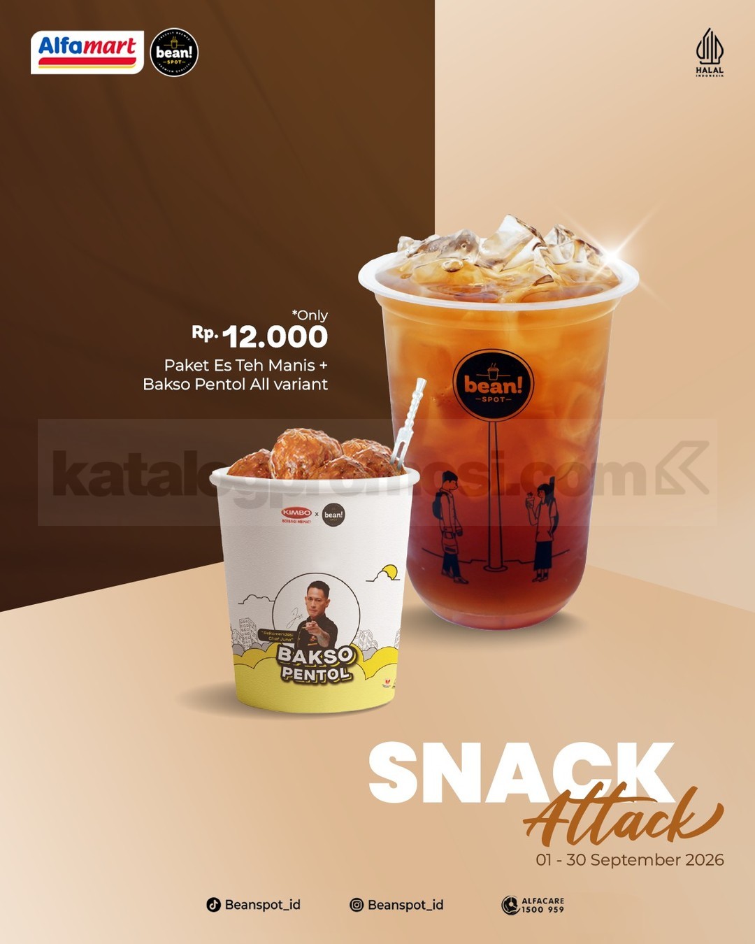Promo Bean Spot Snack Attack Paket Hemat Rp12.000