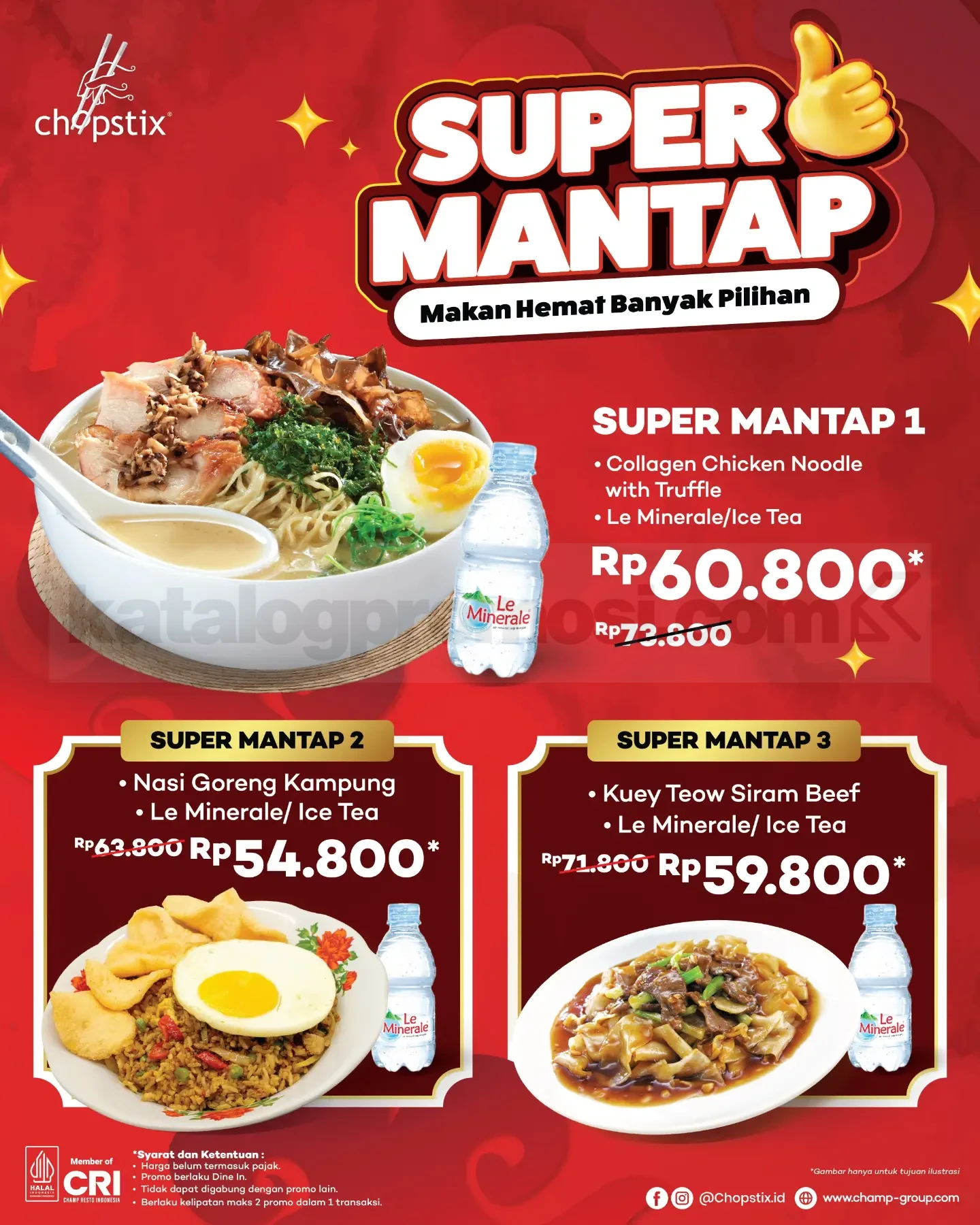 Promo Chopstix Paket Super Mantap Mulai Rp54.800 Promo Chopstix Paket Super Mantap Mulai Rp54.800 1