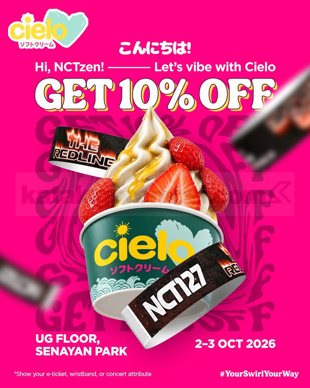 Promo Cielo NCTzen Single Swirl Diskon 10%