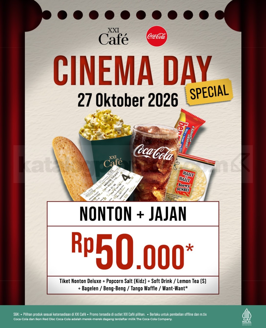 Promo Cinema XXI Cinema Day 2026 Tiket Nonton Rp25 Ribu Promo Cinema XXI Cinema Day 2026 Tiket Nonton Rp25 Ribu 1