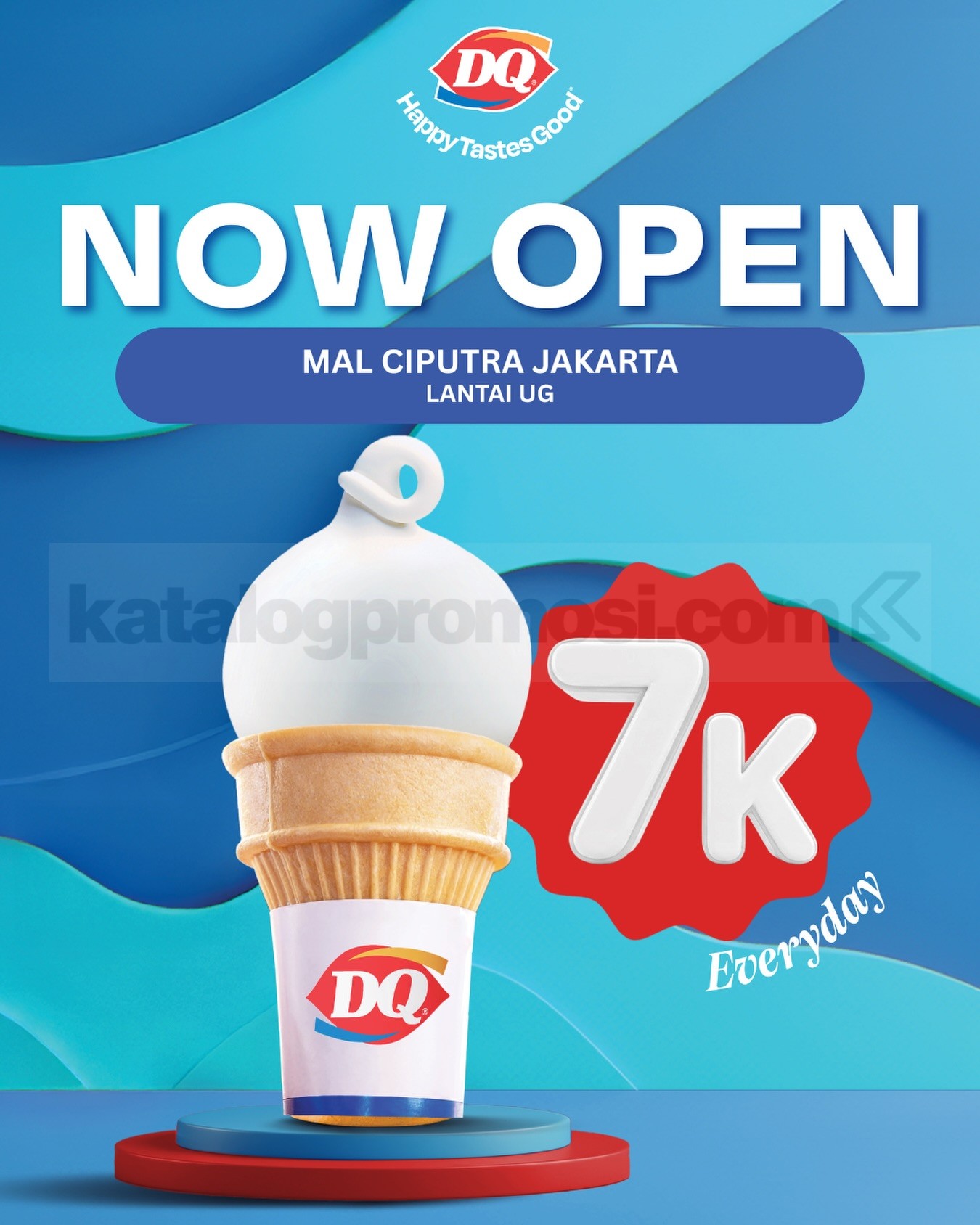 Promo Dairy Queen Opening Mal Ciputra Jakarta Cone Rp7.000 Promo Dairy Queen Opening Mal Ciputra Jakarta dengan DQ cone ice cream Rp7.000 setiap hari
