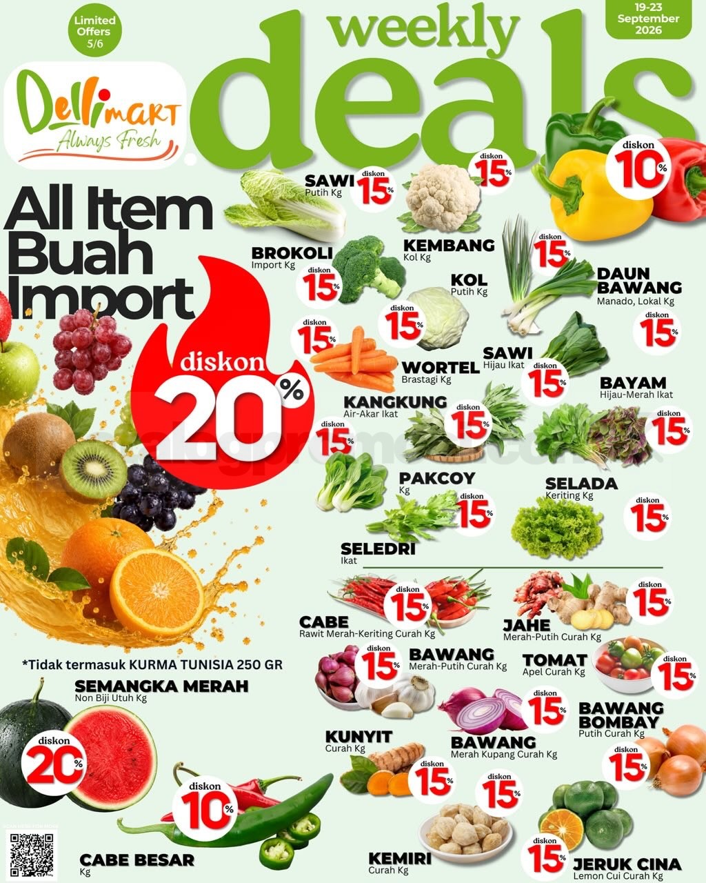Promo Dellimart JSM Weekend Deals 19-23 September 2026 Promo Dellimart JSM Weekend Deals 19-23 September 2026 4
