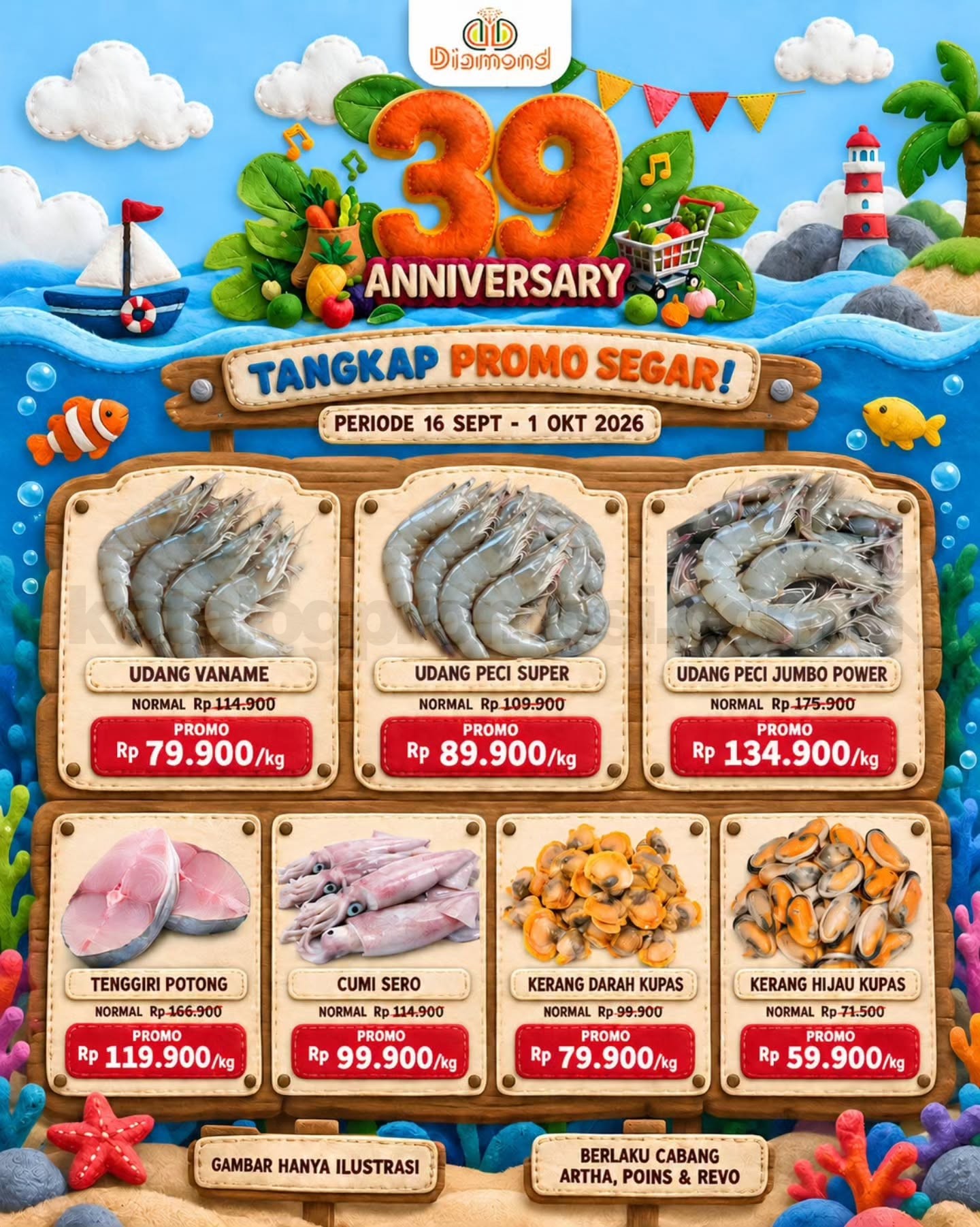 Promo DIAMOND SUPERMARKET JSMS 16-21 September 2026 Promo DIAMOND SUPERMARKET JSMS 16-21 September 2026