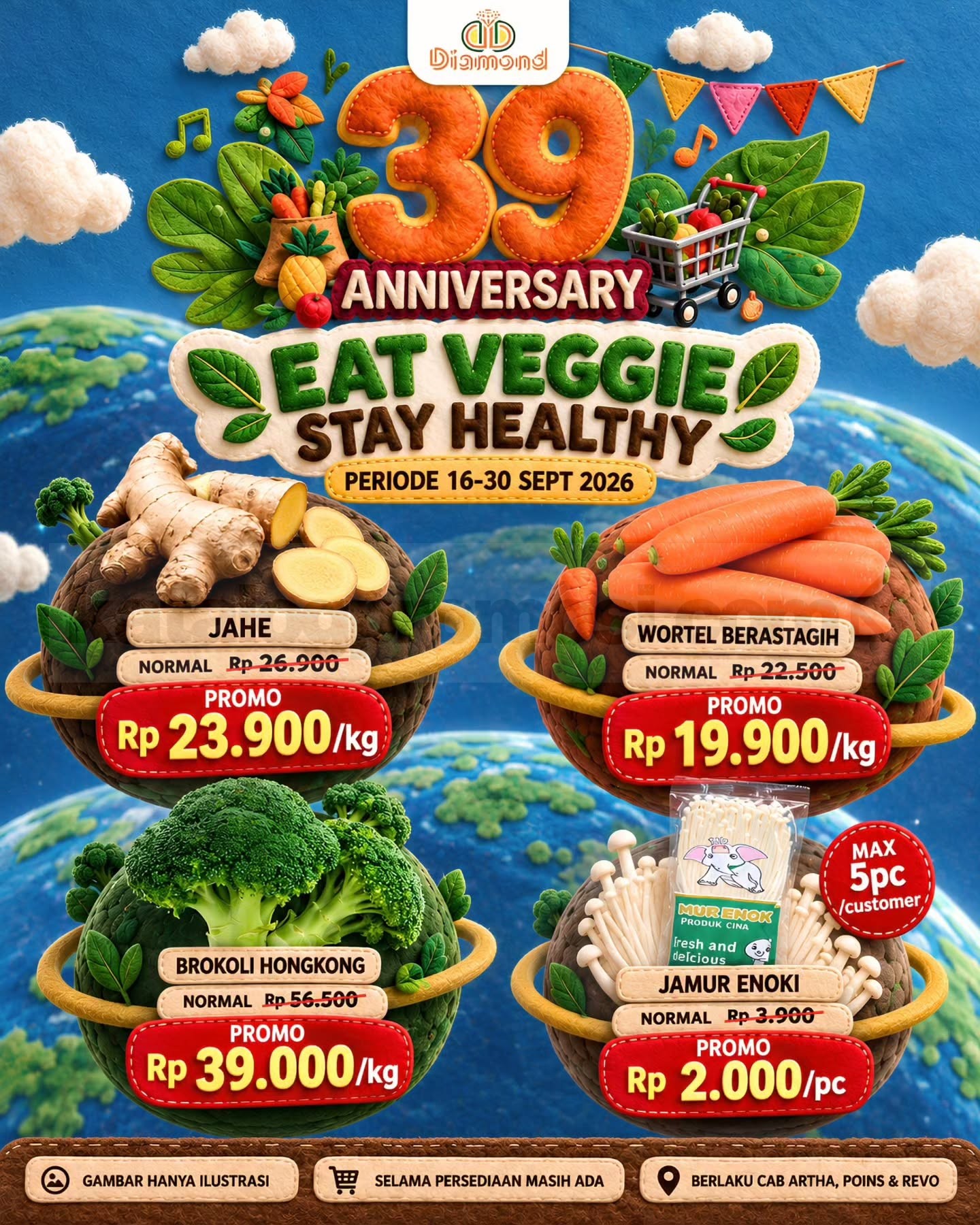 Promo DIAMOND SUPERMARKET JSMS 16-21 September 2026 Promo DIAMOND SUPERMARKET JSMS 16-21 September 2026 2