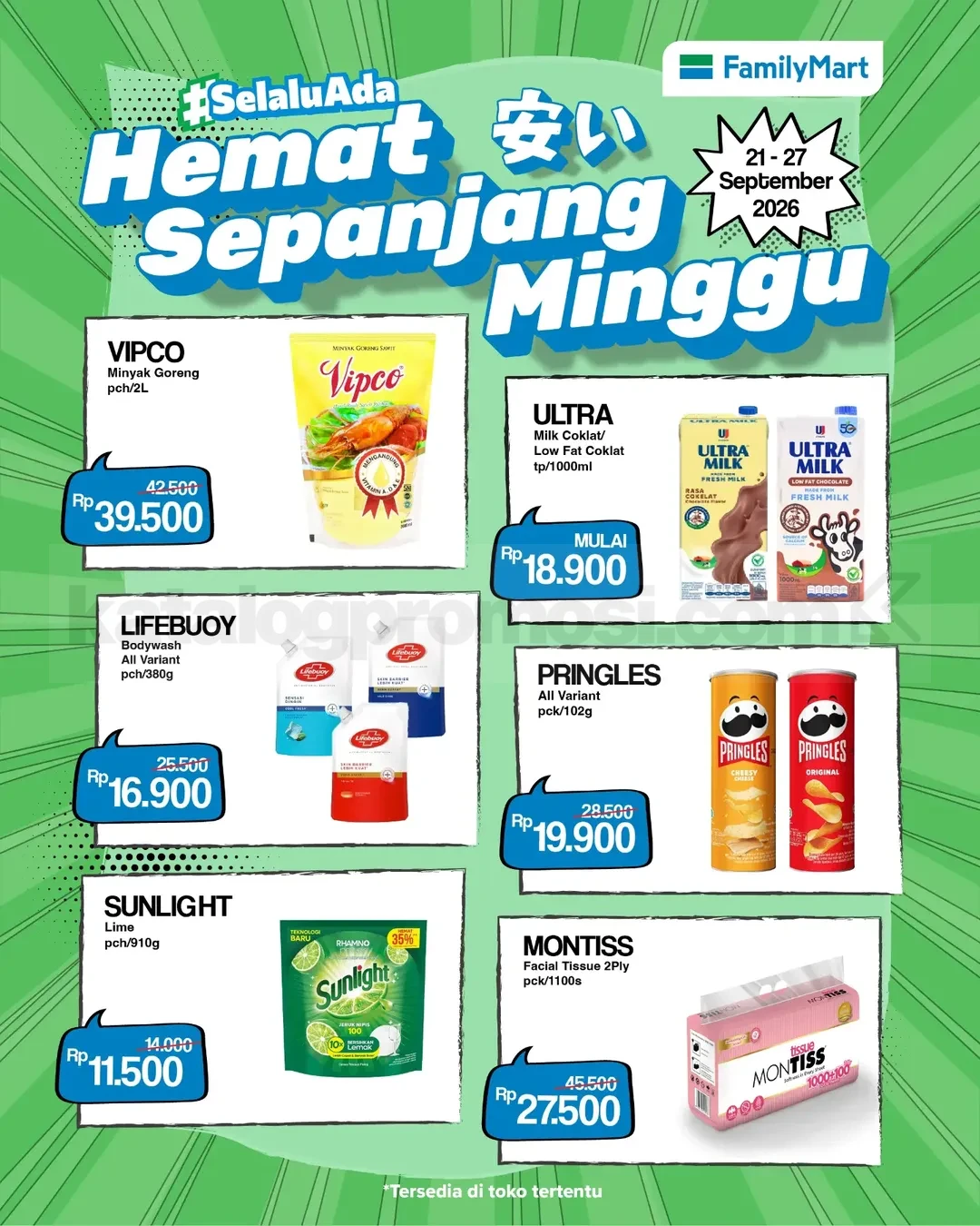 PROMO FAMILYMART HEMAT BANGET MINGGUAN 21-27 September 2026