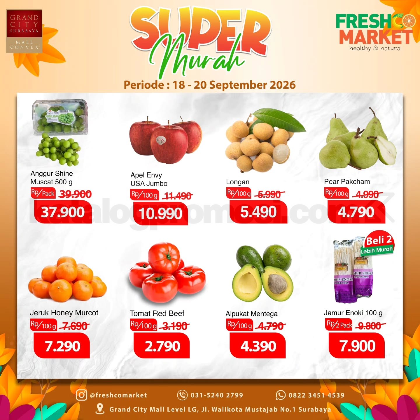 Promo Freshco Market Weekend Super Murah 18-20 September 2026 Promo Freshco Market Weekend Super Murah 18-20 September 2026
