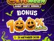 Promo Funworld Oktoween Bonus 100% Goldie berlaku setiap Jumat, Sabtu, dan Minggu selama Oktober 2026