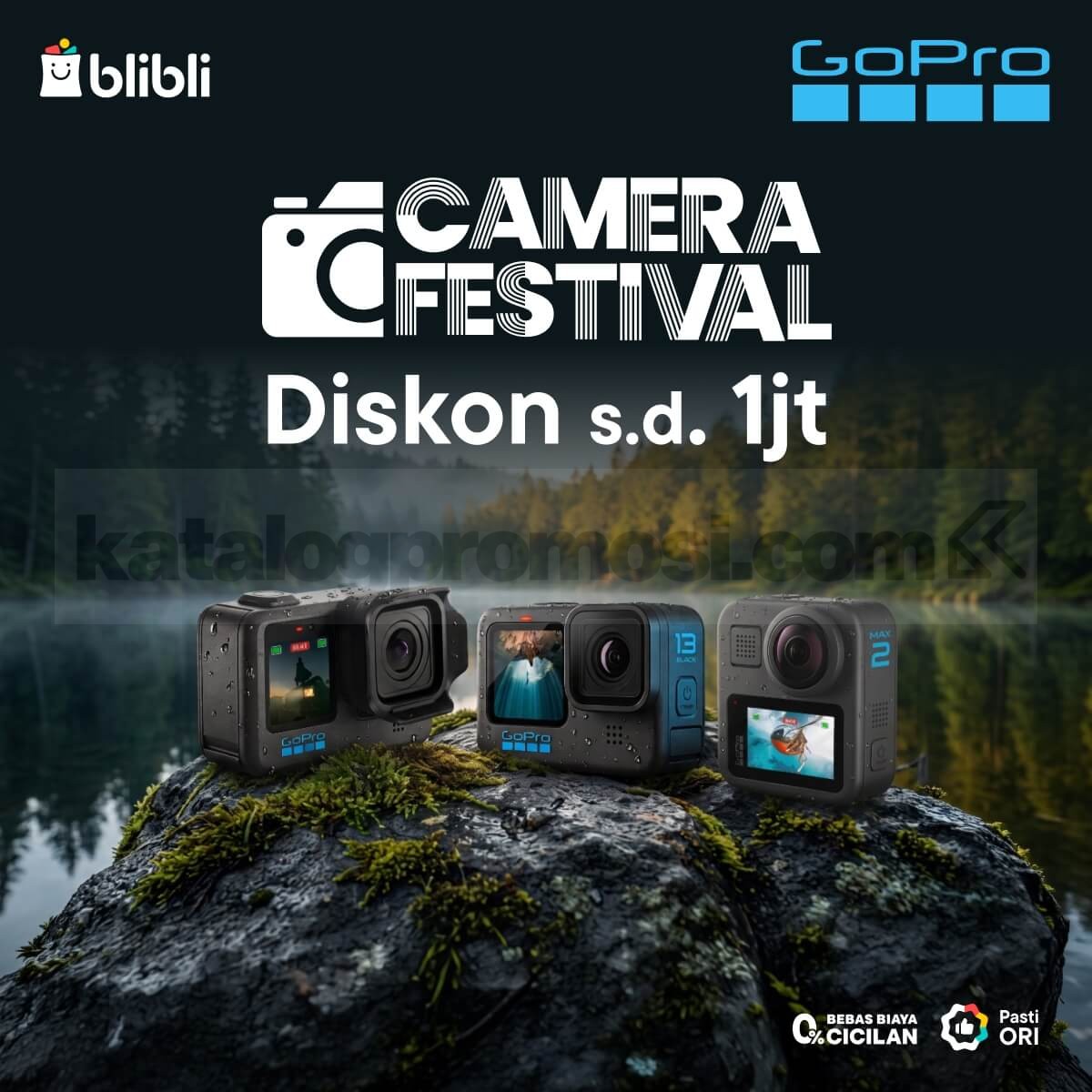Promo GoPro Camera Festival Diskon hingga Rp1 Juta Promo GoPro Camera Festival Diskon hingga Rp1 Juta di Blibli