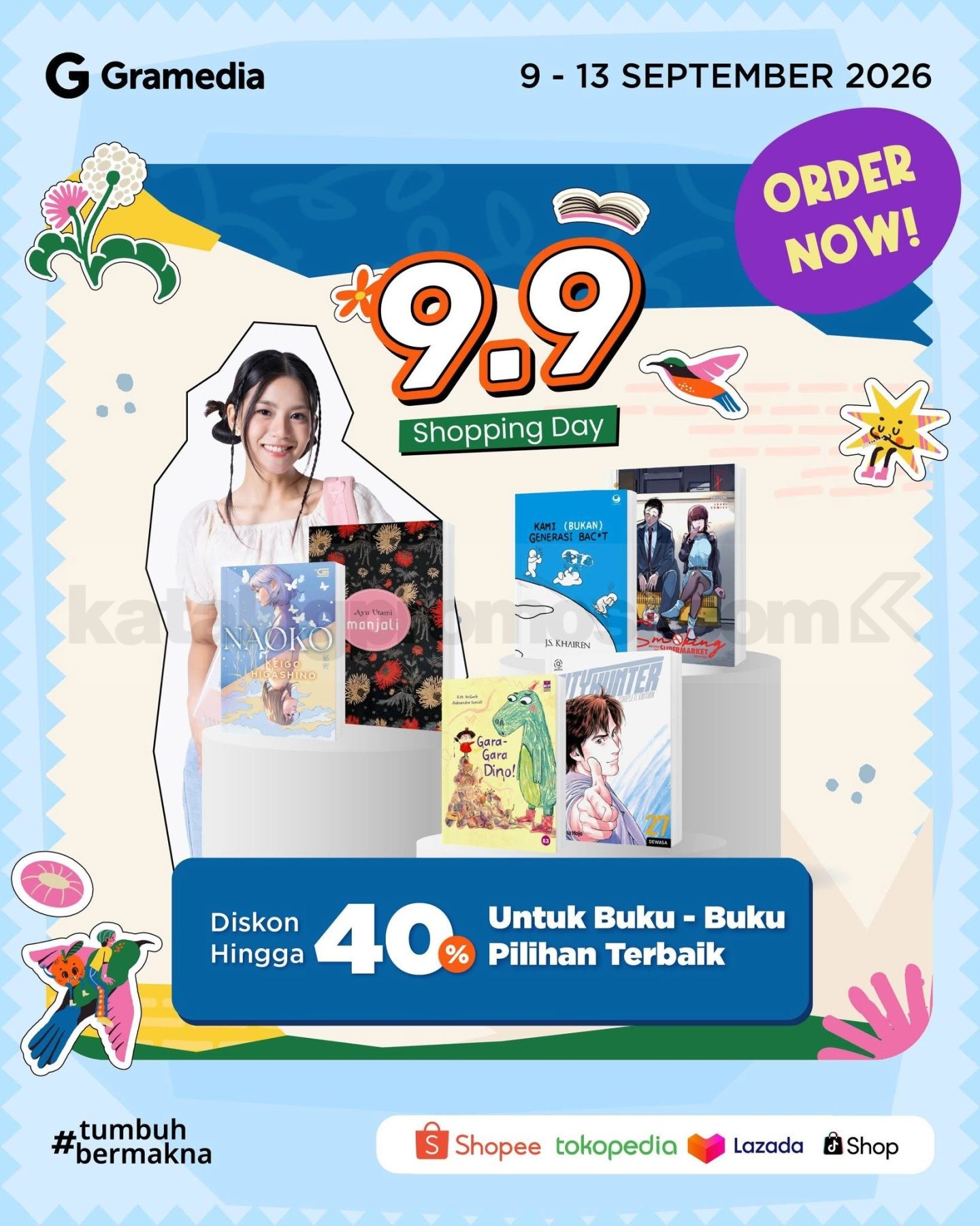 Promo Gramedia 9.9 Shopping Day Diskon hingga 70% Promo Gramedia 9.9 Shopping Day Diskon hingga 70% 1