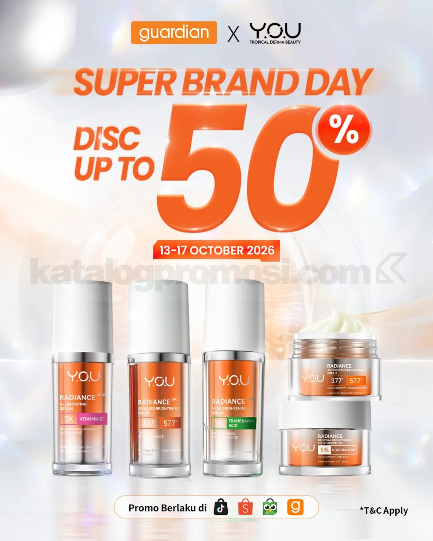 Promo Guardian Super Brand Day Diskon hingga 50%