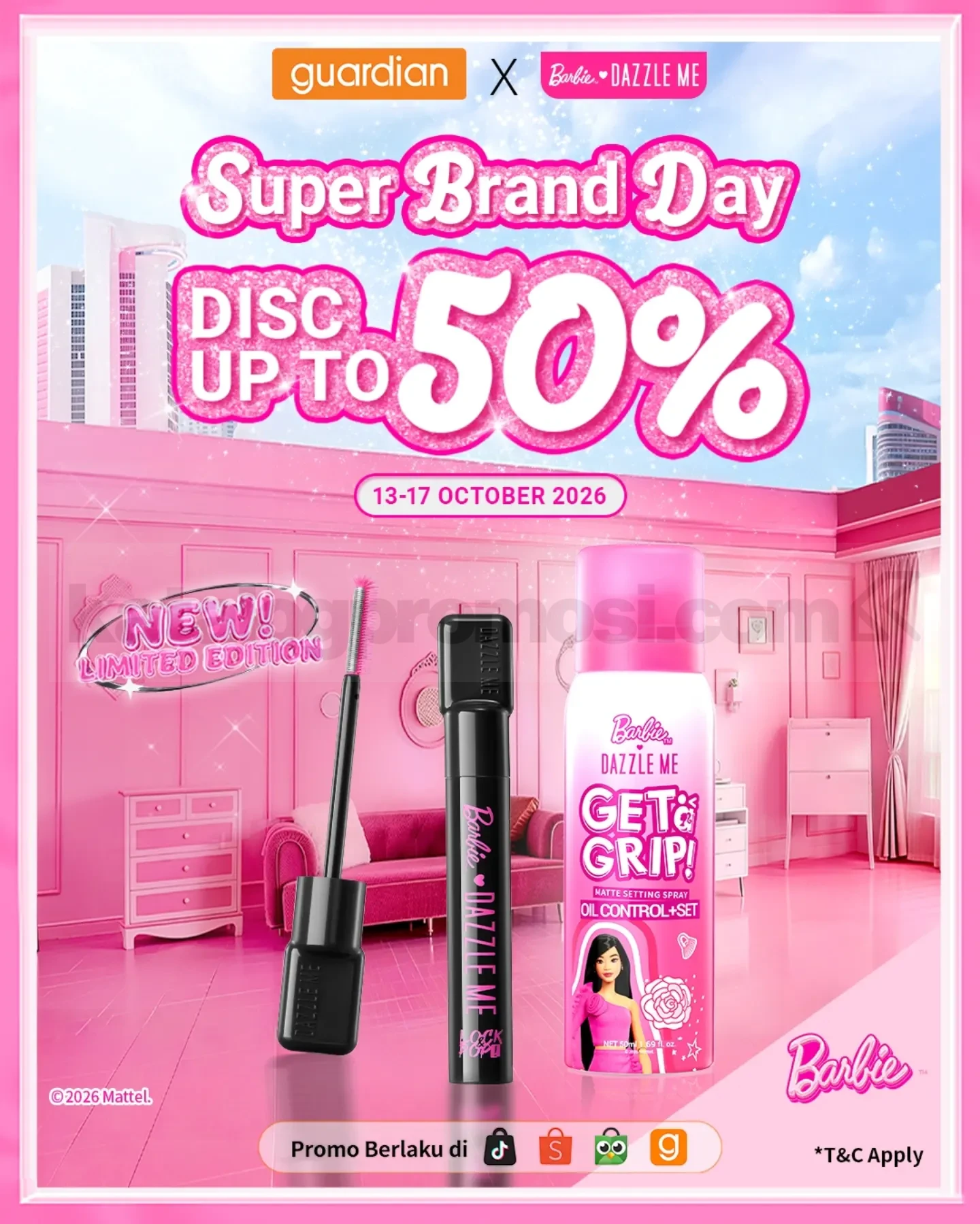 Promo Guardian Super Brand Day Diskon hingga 50%