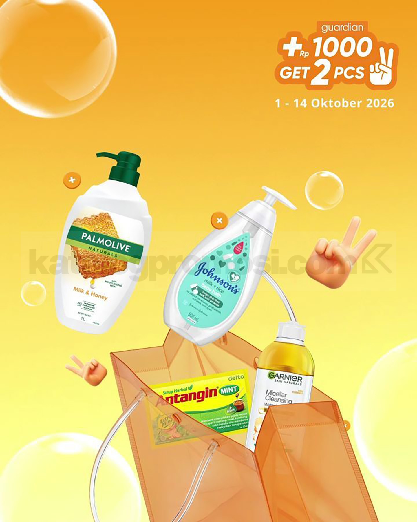PROMO GUARDIAN HEMAT MINGGUAN TAMBAH +Rp. 1.000 DAPAT 2 PRODUK