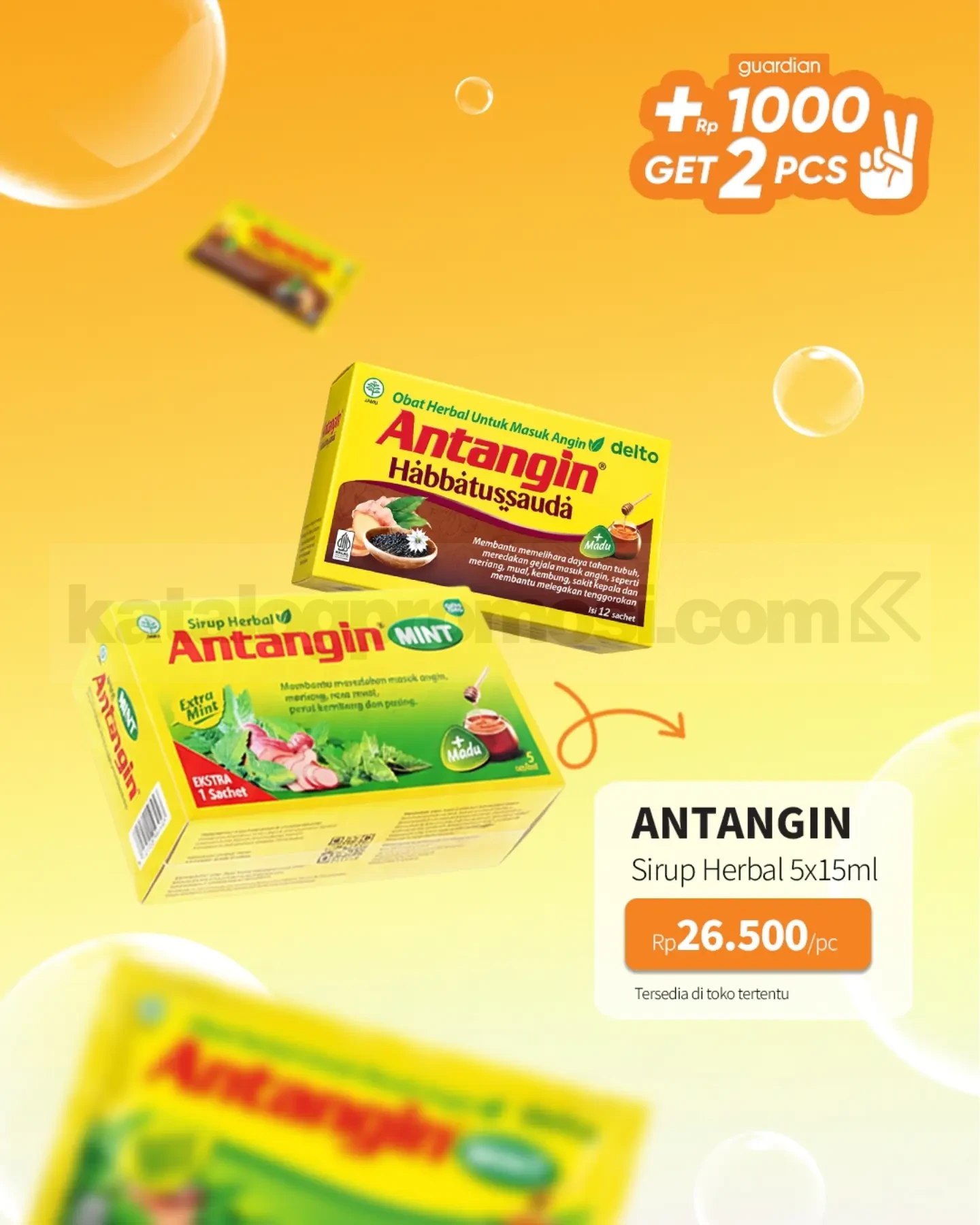 PROMO GUARDIAN HEMAT MINGGUAN TAMBAH +Rp. 1.000 DAPAT 2 PRODUK