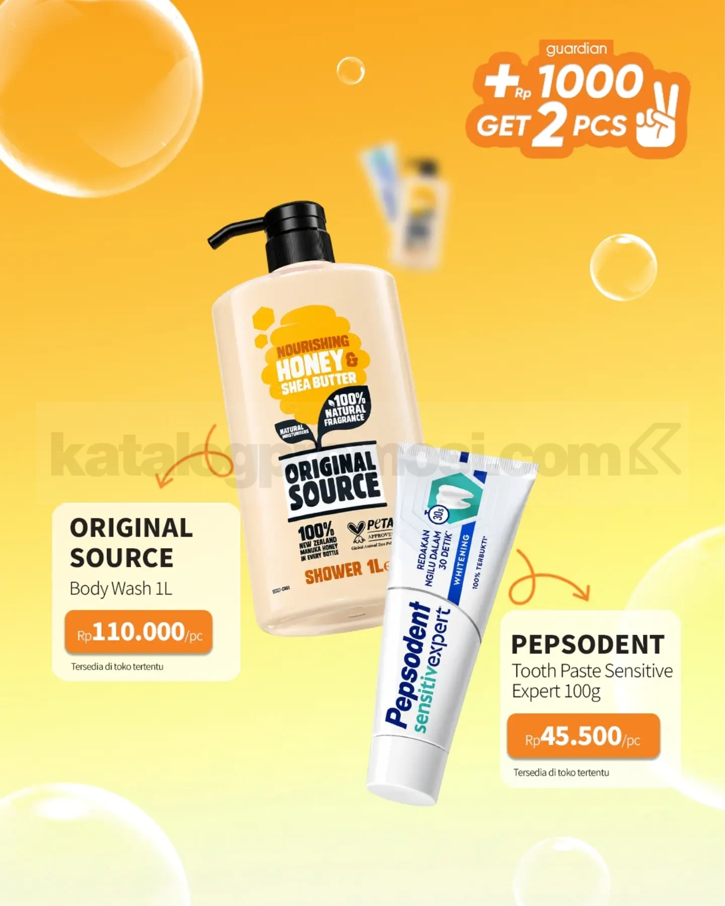 PROMO GUARDIAN HEMAT MINGGUAN TAMBAH +Rp. 1.000 DAPAT 2 PRODUK