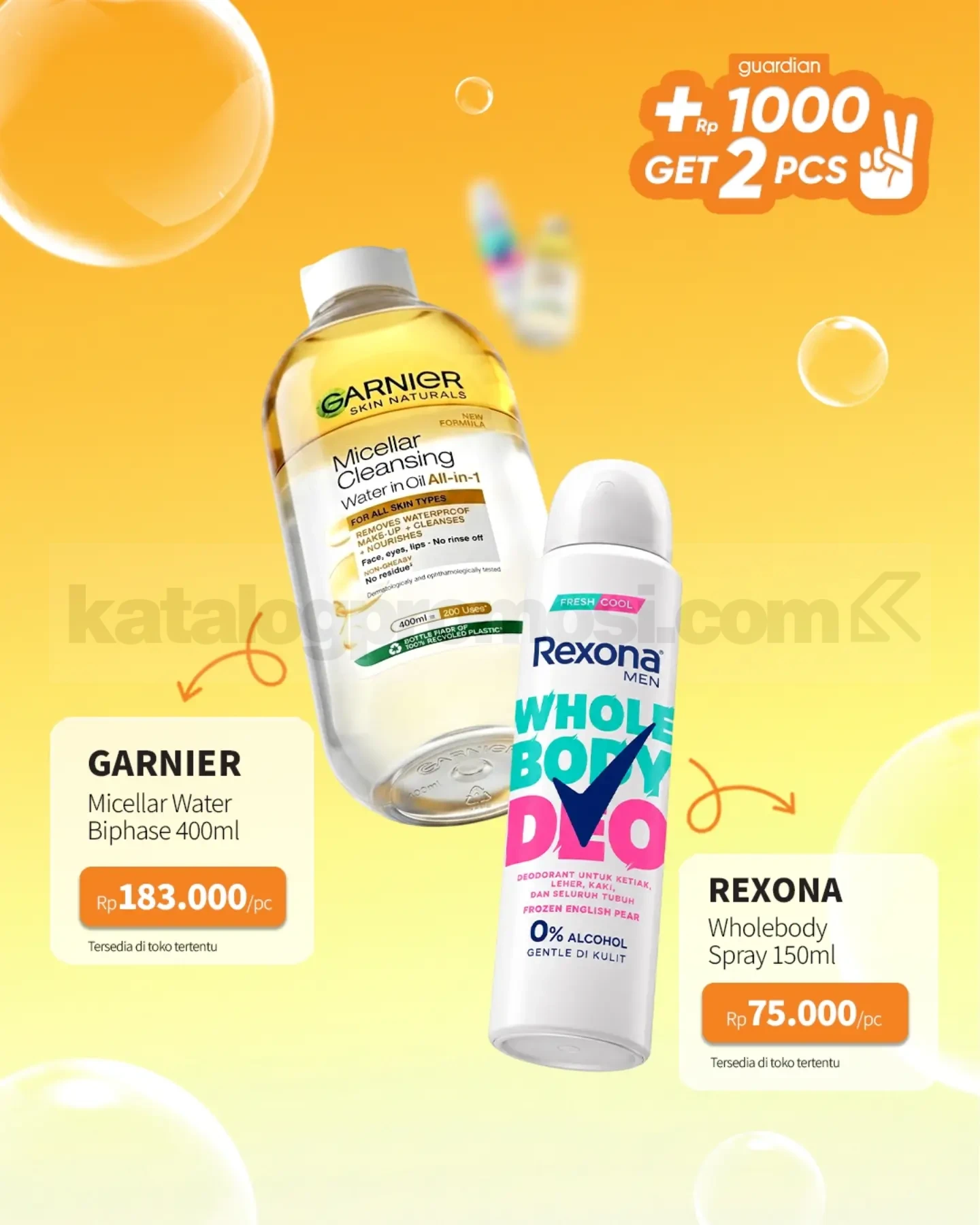 PROMO GUARDIAN HEMAT MINGGUAN TAMBAH +Rp. 1.000 DAPAT 2 PRODUK PROMO GUARDIAN HEMAT MINGGUAN TAMBAH +Rp. 1.000 DAPAT 2 PRODUK 6