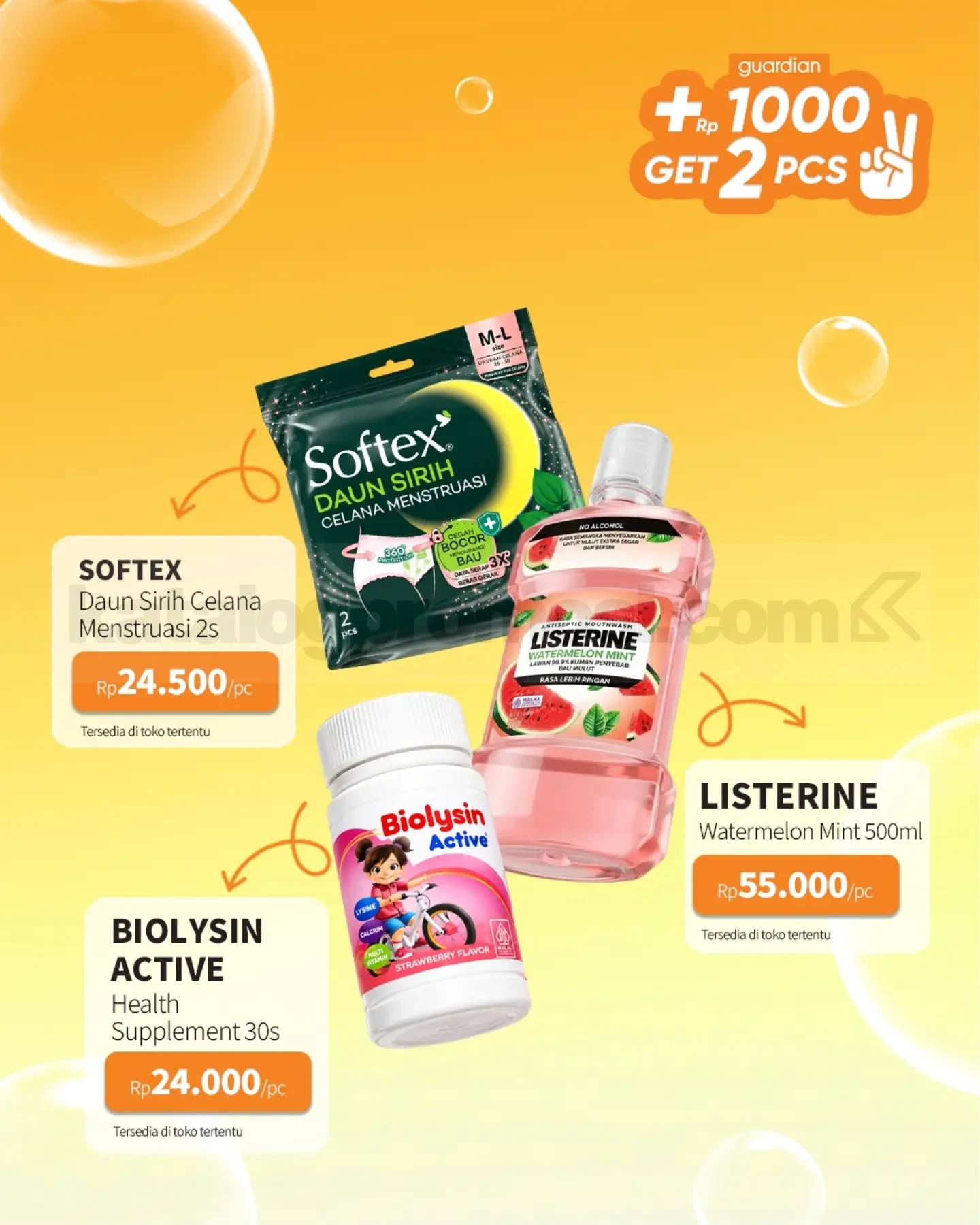 PROMO GUARDIAN HEMAT MINGGUAN TAMBAH +Rp. 1.000 DAPAT 2 PRODUK PROMO GUARDIAN HEMAT MINGGUAN TAMBAH +Rp. 1.000 DAPAT 2 PRODUK 7