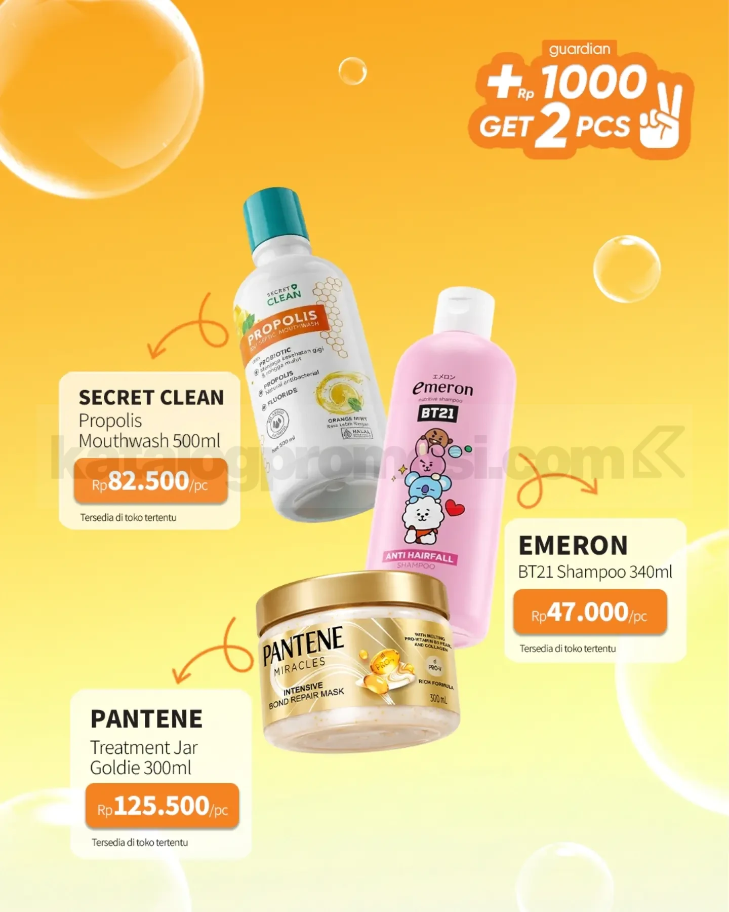 PROMO GUARDIAN HEMAT MINGGUAN TAMBAH +Rp. 1.000 DAPAT 2 PRODUK PROMO GUARDIAN HEMAT MINGGUAN TAMBAH +Rp. 1.000 DAPAT 2 PRODUK 9