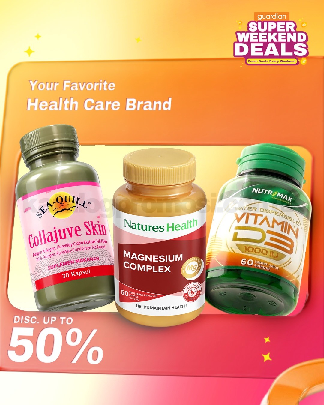 Promo Guardian Super Weekend Deals Diskon hingga 50% Promo Guardian Super Weekend Deals Diskon hingga 50% 2