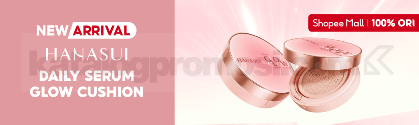 Promo Hanasui NEW! Daily Serum Glow Cushion Promo Hanasui NEW! Daily Serum Glow Cushion dan rangkaian complexion terbaru di Shopee