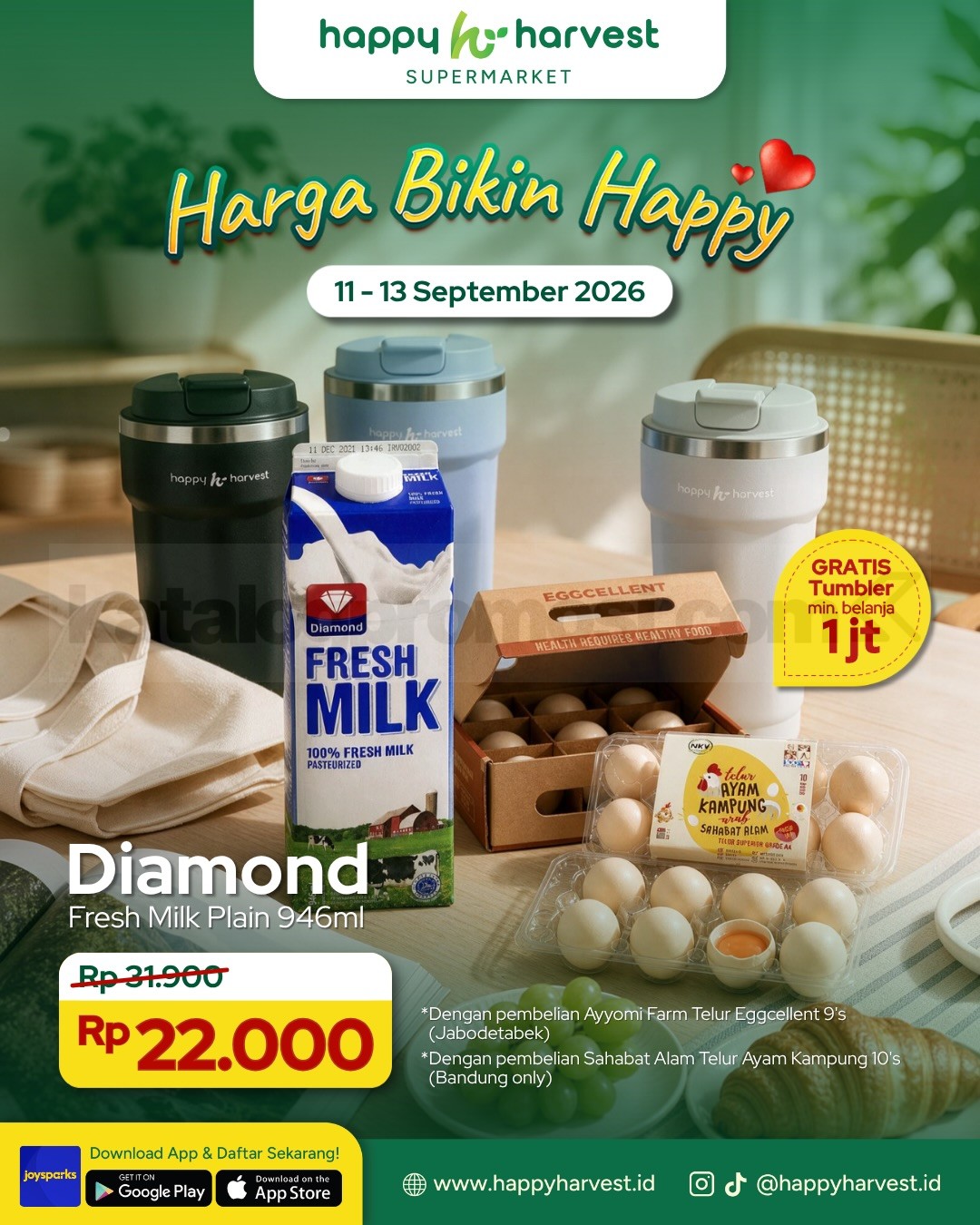 Promo Happy Harvest Weekend JSM 11-13 September 2026 Promo Happy Harvest Weekend JSM 11-13 September 2026