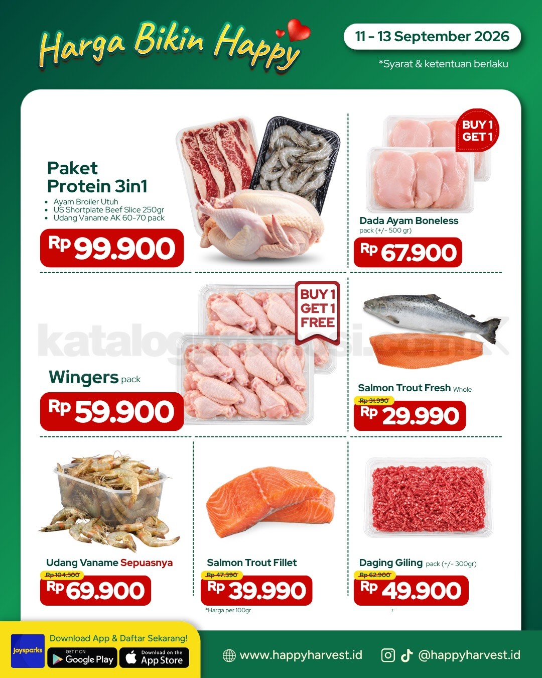 Promo Happy Harvest Weekend JSM 11-13 September 2026 Promo Happy Harvest Weekend JSM 11-13 September 2026 1