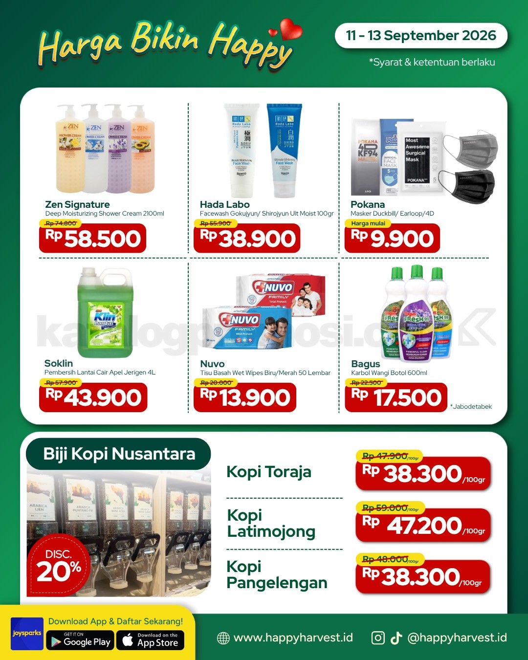 Promo Happy Harvest Weekend JSM 11-13 September 2026 Promo Happy Harvest Weekend JSM 11-13 September 2026 4